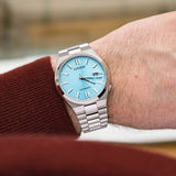 Citizen Tsuyosa Automatic Turquoise Dial Silver Steel Strap Watch For Men - NJ0151-88M Authentic Buy Shop Now