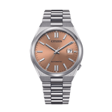 Citizen x Pantone Automatic Warm Sand Dial Silver Steel Strap Watch For Men - NJ0158-89Y Authentic Buy Shop Now