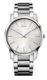 Calvin Klein City Silver Dial Silver Steel Strap Watch for Men - K2G21126 Authentic Buy Shop Now