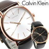 Calvin Klein Posh Black Dial Black Leather Strap Watch for Men - K8Q316C3 Authentic Buy Shop Now