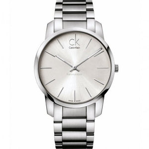 Calvin Klein City Silver Dial Silver Steel Strap Watch for Men - K2G21126 Authentic Buy Shop Now
