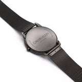 Calvin Klein Minimal Black Dial Black Mesh Bracelet Watch for Men - K3M21421 Authentic Buy Shop Now