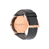 Calvin Klein Posh Black Dial Black Leather Strap Watch for Men - K8Q316C3 Authentic Buy Shop Now