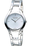 Calvin Klein Class White Dial Silver Steel Strap Watch for Women - K6R23126 Authentic Buy Shop Now