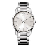 Calvin Klein City Silver Dial Silver Steel Strap Watch for Men - K2G21126 Authentic Buy Shop Now