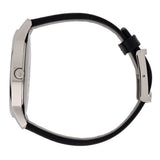 Calvin Klein City White Dial Black Leather Strap Watch for Men - K2G2G1CD Authentic Buy Shop Now