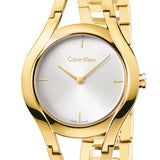 Calvin Klein Class White Dial Gold Steel Strap Watch for Women - K6R23526 Authentic Buy Shop Now
