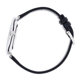 Calvin Klein Rise White Grey Dial Black Leather Strap Watch for Women - K7A231C3 Authentic Buy Shop Now