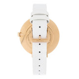 Calvin Klein Rise White Dial White Leather Strap Watch for Women - K7A236LH Authentic Buy Shop Now