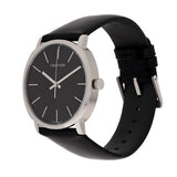 Calvin Klein Posh Black Dial Black Leather Strap Watch for Men - K8Q311C1 Authentic Buy Shop Now