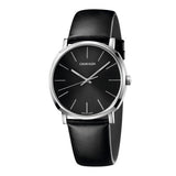 Calvin Klein Posh Black Dial Black Leather Strap Watch for Men - K8Q311C1 Authentic Buy Shop Now