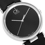 Calvin Klein Sight Black Dial Black Leather Strap Watch for Men - K1S21102 Authentic Buy Shop Now