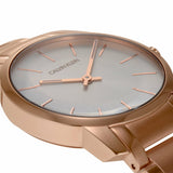 Calvin Klein City White Mother of Pearl Dial Rose Gold Steel Strap Watch for Women - K2G23646 Authentic Buy Shop Now