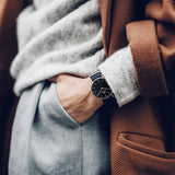 Daniel Wellington Classic Cornwall Quartz Black Dial Black Nylon Strap Watch For Women - DW00100151 Authentic Buy Shop Now