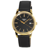 Tissot T Classic Dream Black Dial Black Leather Strap Watch for Men - T033.410.36.051.01 Authentic Buy Shop Now