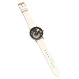 Coach Perry Black Dial White Leather Strap Watch for Women - 14503041 Authentic Buy Shop Now