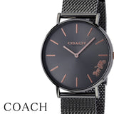 Coach Perry Grey Dial Grey Mesh Bracelet Watch for Women - 14503127 Authentic Buy Shop Now