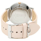 Coach Perry White Dial Pink Leather Strap Watch for Women - 14503128 Authentic Buy Shop Now