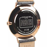 Coach Charles Black Dial Brown Leather Strap Watch for Women - 14602156 Authentic Buy Shop Now