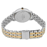 Coach Delancey Slim White Dial Two Tone Steel Strap Watch for Women - 14502784 Authentic Buy Shop Now