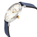 Coach Perry White Dial Blue Leather Strap Watch for Women - 14503156 Authentic Buy Shop Now
