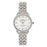 Coach Delancey Slim Silver Dial Silver Steel Strap Watch for Women - 14502781 Authentic Buy Shop Now