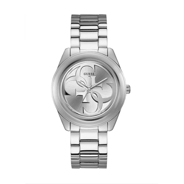 Guess G-Twist Silver Dial Silver Steel Strap Watch for Women - W1082L1 Authentic Buy Shop Now