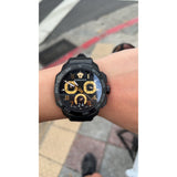 Versace Dylos Chronograph Black Dial Black Rubber Strap Watch for Men - VQC020015 Authentic Buy Shop Now