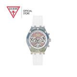 Guess Glitz Pride Limited Edition White Dial White Rubber Strap Watch for Women - GW0407L4 Authentic Buy Shop Now