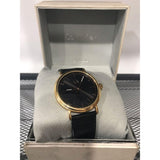 Calvin Klein Surround Black Dial Black Leather Strap Watch for Men - K3W216C1 Authentic Buy Shop Now
