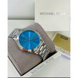 Michael Kors Runway Blue Dial Silver Steel Strap Watch for Women - MK3292 Authentic Buy Shop Now