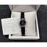 Calvin Klein Minimal Black Dial Black Leather Strap Watch for Women - K3M231CS Authentic Buy Shop Now