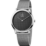 Calvin Klein Minimal Grey Dial Silver Mesh Bracelet Watch for Women - K3M2312X Authentic Buy Shop Now