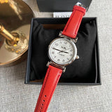 Coach Madison White Dial Red Leather Strap Watch for Women - 14502407 Authentic Buy Shop Now