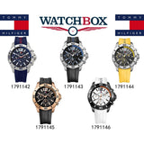 Tommy Hilfiger Sports Multifunction Black Dial Yellow Rubber Strap Watch for Men - 1791144 Authentic Buy Shop Now