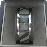 Burberry Nova Check Silver Dial Two Tone Leather Strap Watch For Women - BU9404 Authentic Buy Shop Now