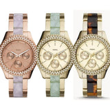 Fossil Stella Multifunction Gold Dial Two Tone Steel Strap Watch for Women - ES4756 Authentic Buy Shop Now