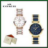 Coach Sport Ceramic Blue Dial Two Tone Steel Strap Watch for Women - 14502462 Authentic Buy Shop Now