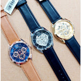 Guess Tailor Multifunction Black Dial Black Leather Strap Watch for Men - GW0389G1 Authentic Buy Shop Now