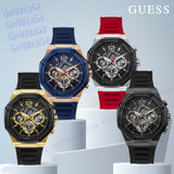 Guess Momentum Black Dial Black Rubber Strap Watch for Men - GW0263G4 Authentic Buy Shop Now