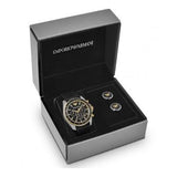 Emporio Armani Sigma Chronograph lack Dial Black Rubber Strap Watch For Men - AR80003 Authentic Buy Shop Now
