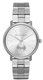 Michael Kors Jaryn Quartz Silver Dial Silver Steel Strap Watch For Women - MK3499 Authentic Buy Shop Now
