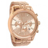 Michael Kors Lexington Rose Gold Dial Rose Gold Steel Strap Watch for Men - MK8319 Authentic Buy Shop Now