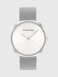 Calvin Klein Minimal Silver Dial Silver Mesh Bracelet Watch for Men - K3M211Y6 Authentic Buy Shop Now