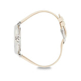Tommy Hilfiger Angela Silver Dial Cream Leather Strap Watch for Women - 1782123 Authentic Buy Shop Now