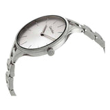 Calvin Klein Graphic White Dial Silver Steel Strap Watch for Women - K7E23146 Authentic Buy Shop Now