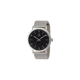 Calvin Klein Surround Black Dial Silver Mesh Bracelet Watch for Men - K3W21121 Authentic Buy Shop Now