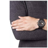 Tommy Hilfiger Trent Multifunction Black Dial Black Leather Strap Watch for Men - 1791136 Authentic Buy Shop Now