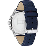 Tommy Hilfiger Ari Quartz Diamonds Blue Dial Blue Leather Strap Watch for Women - 1781979 Authentic Buy Shop Now