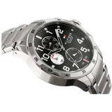 Tommy Hilfiger Cool Sport Multifunction Black Dial Silver Steel Strap Watch for Men - 1791141 Authentic Buy Shop Now